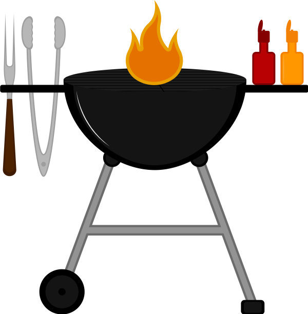 孤立烧烤烧烤图标图片下载