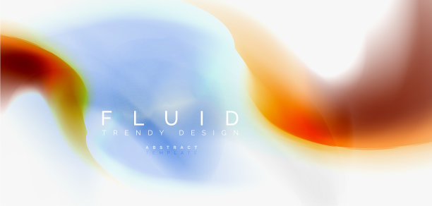 混合液体颜色流动抽象背景图片下载