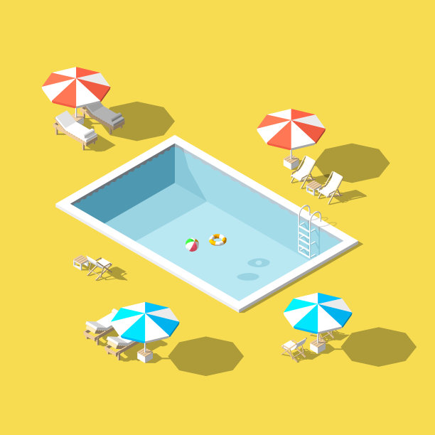 等距低聚躺椅图片下载