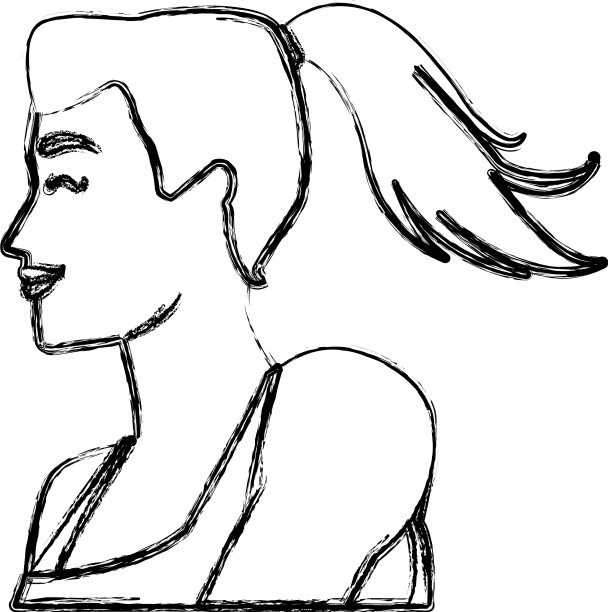 健身的女性形象图片下载