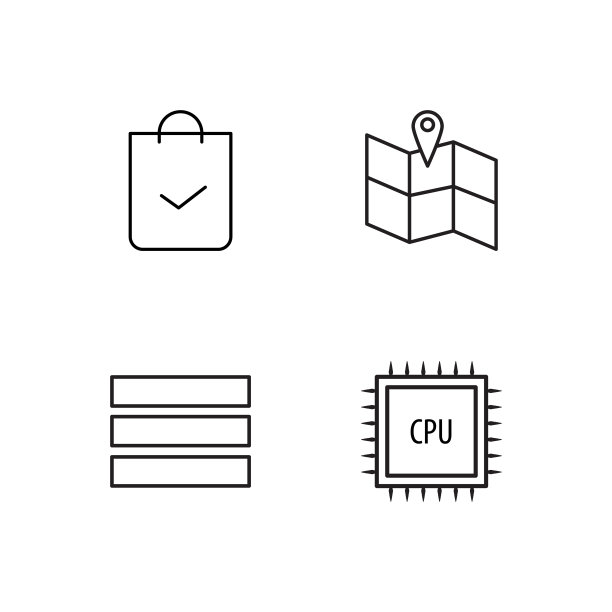 业务简单概述图标集图片下载