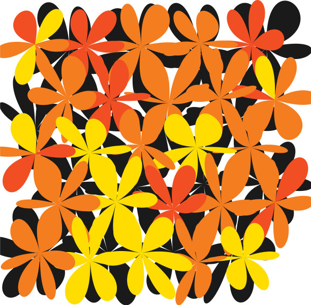 抽象异想天开的花背景图片下载