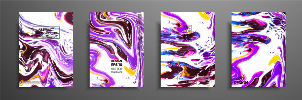 覆盖丙烯酸液体纹理彩色图片下载