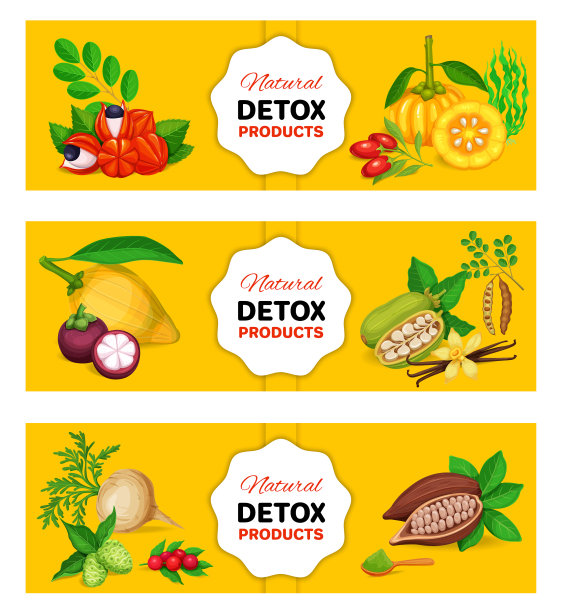 超级食物旗帜模板图片下载