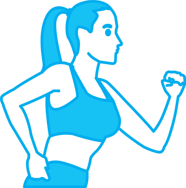 健康的女人跑图片下载