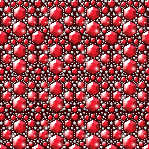 红色cristall背景图片下载