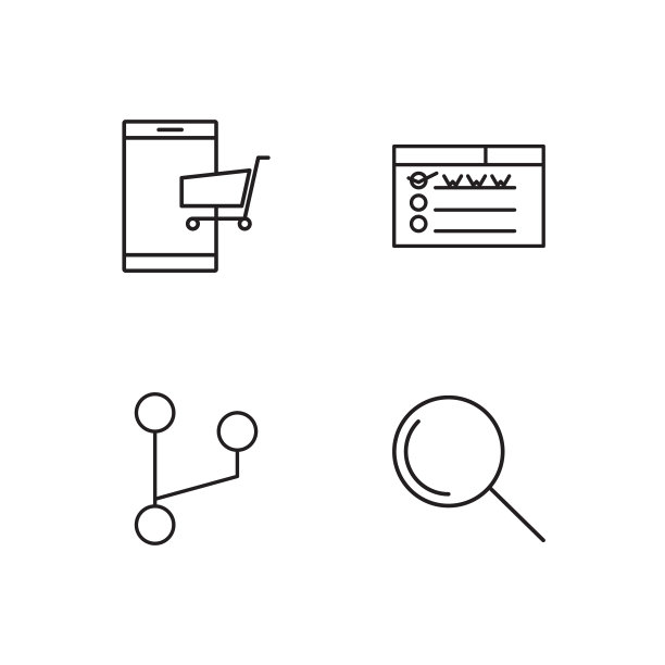 业务简单概述图标集图片下载