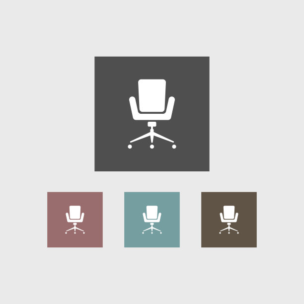 办公椅图标简单图片下载