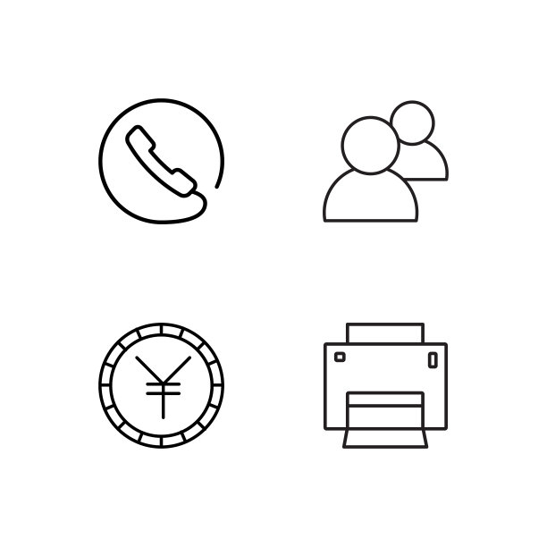 业务简单概述图标集图片下载