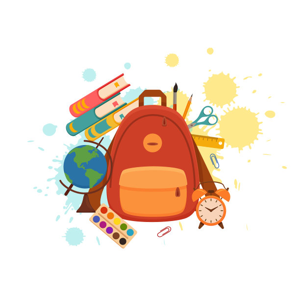 回到校园缤纷的概念图片下载