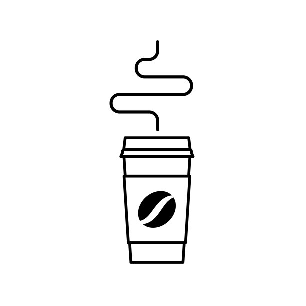 热咖啡杯图标图片下载