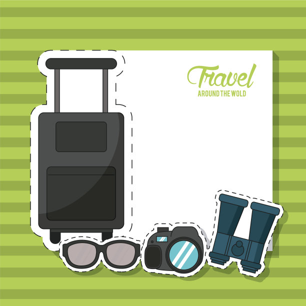 环游世界框架图片下载