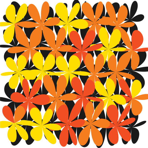 抽象异想天开的花背景图片下载