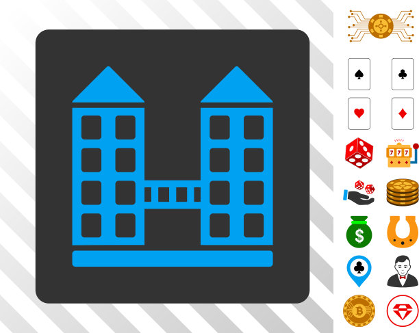 公司蓝色图标与奖金图片下载