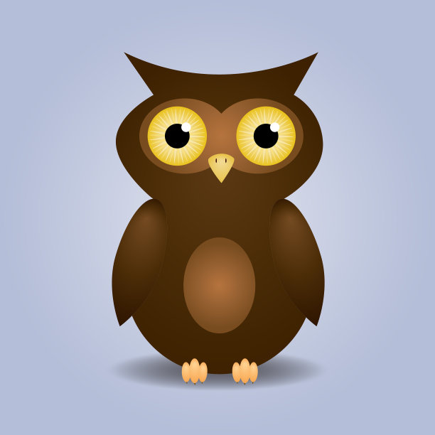 棕色的猫头鹰图片下载