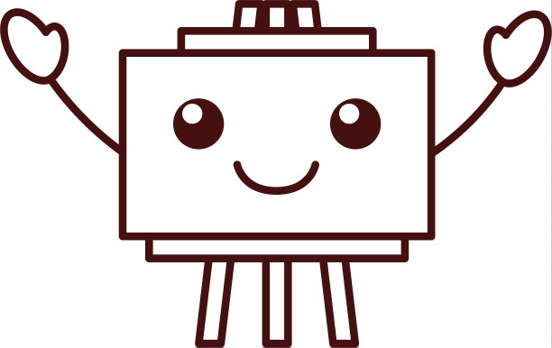 卡哇伊平面设计展示板工作视图图片下载