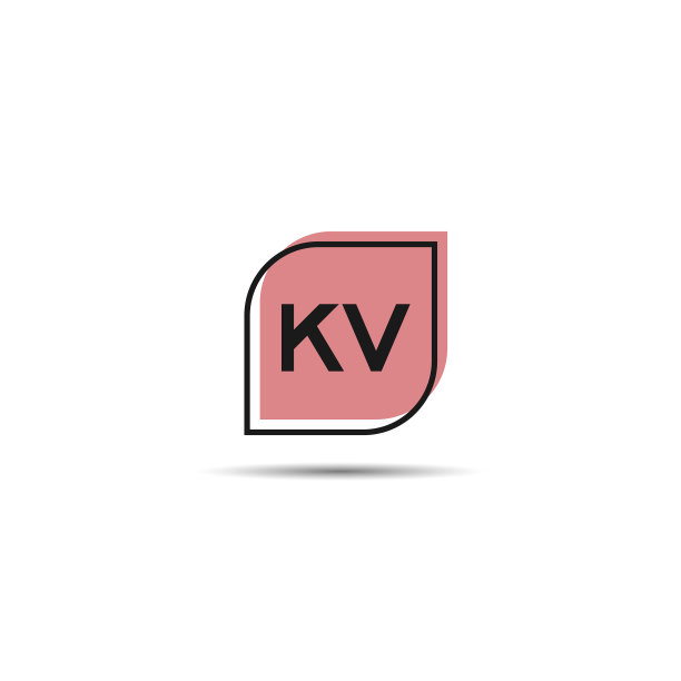 首字母KV Logo模板设计图片下载