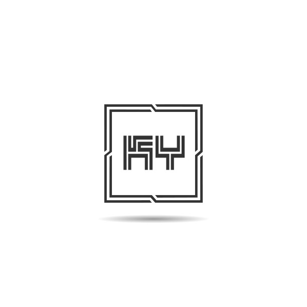 字母KY标志模板设计图片下载