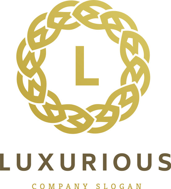 徽标为酒店设计豪华徽标图片下载