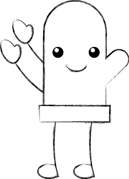 卡通壶架厨房棉卡哇伊图片下载