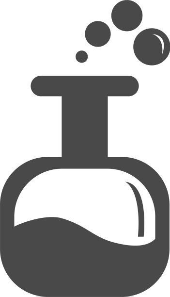 科学实验室用化学瓶图标图片下载