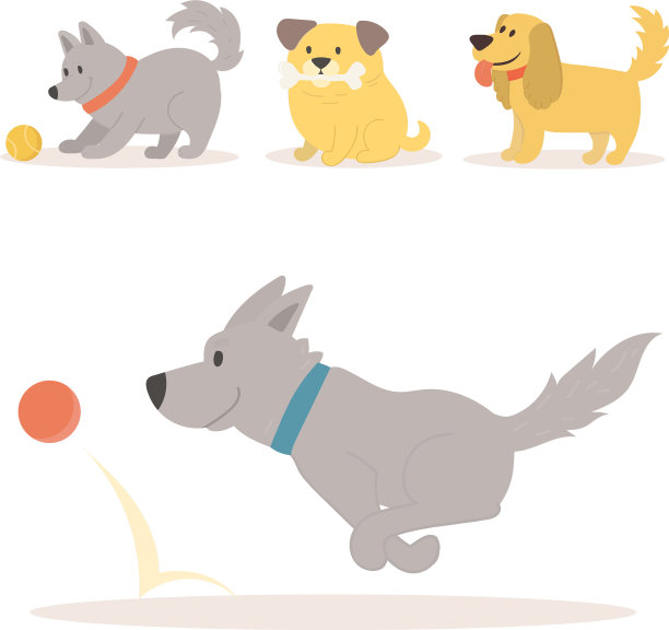 可爱的狗狗角色图片下载