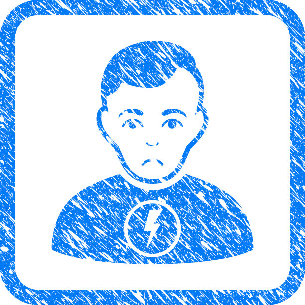 电力人框邮票图片下载