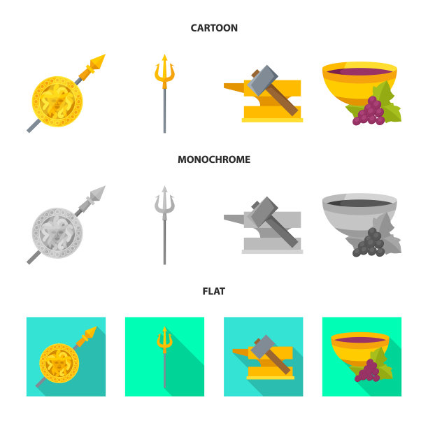 设计神和古董符号图片下载