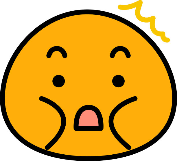 橙色胖子表情符号图片下载