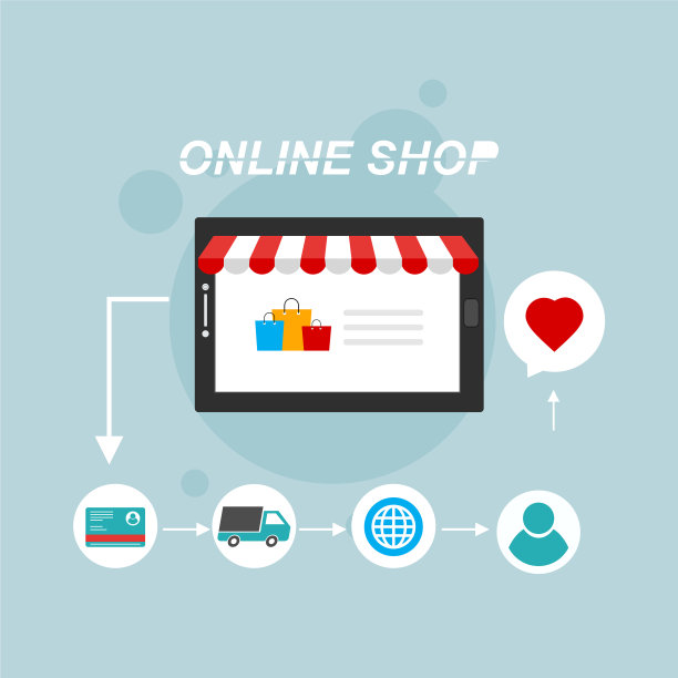 现代平面设计人与商业理念图片下载