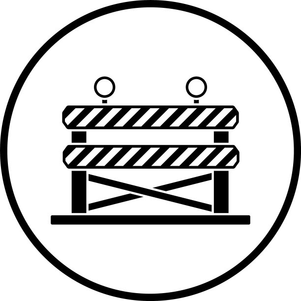 建筑围栏标志图片下载