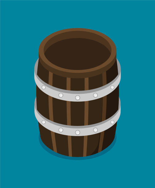 扁木桶图标图片下载