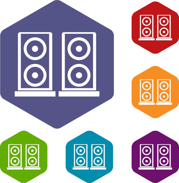 音乐扬声器图标设置图片下载