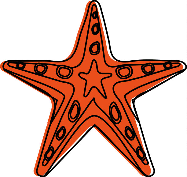 海星或海星的图标形象图片下载