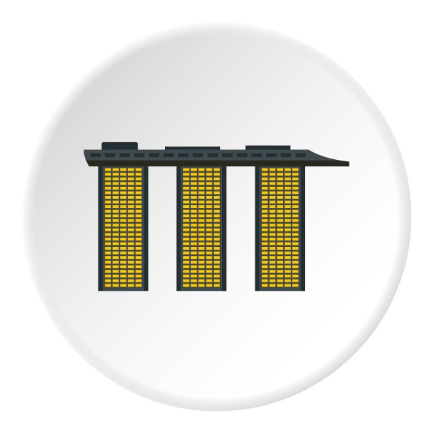 滨海湾金沙酒店在新加坡的标志图片下载