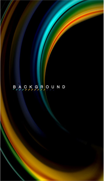 流体混合颜色波抽象图片下载