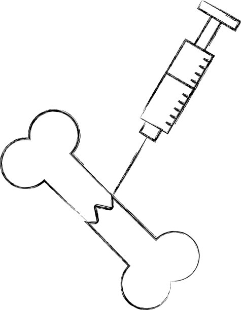 医用骨折和淤血图片下载