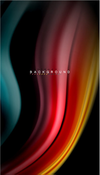 流体混合颜色波抽象图片下载