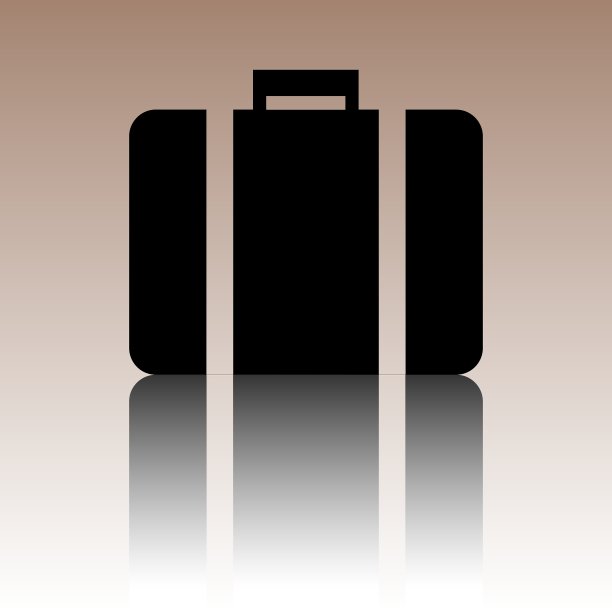 Riefcase黑白图标图片下载