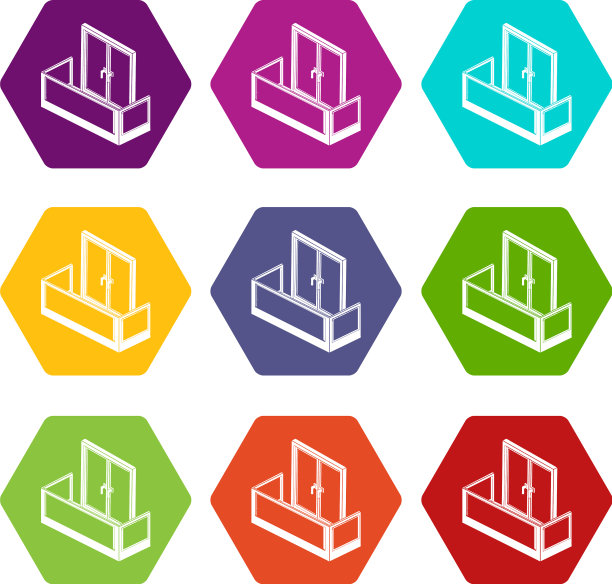 玻璃阳台图标设置9图片下载