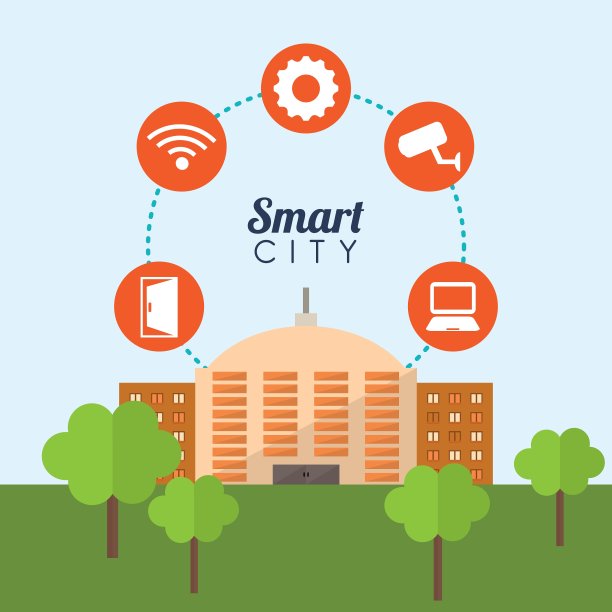 智慧城市建设app图标集图片下载