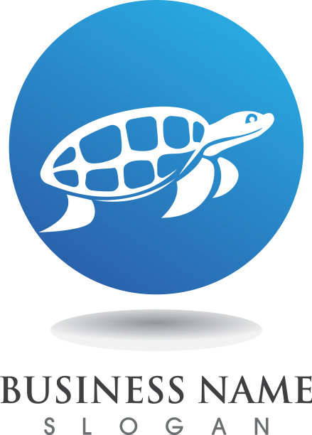 海龟动物卡通形象设计图片下载