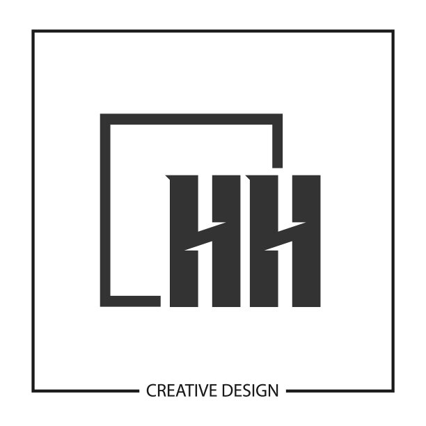 首字母H Logo模板设计图片下载