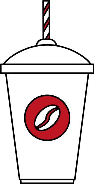 彩色剪影图像卡通容器图片下载