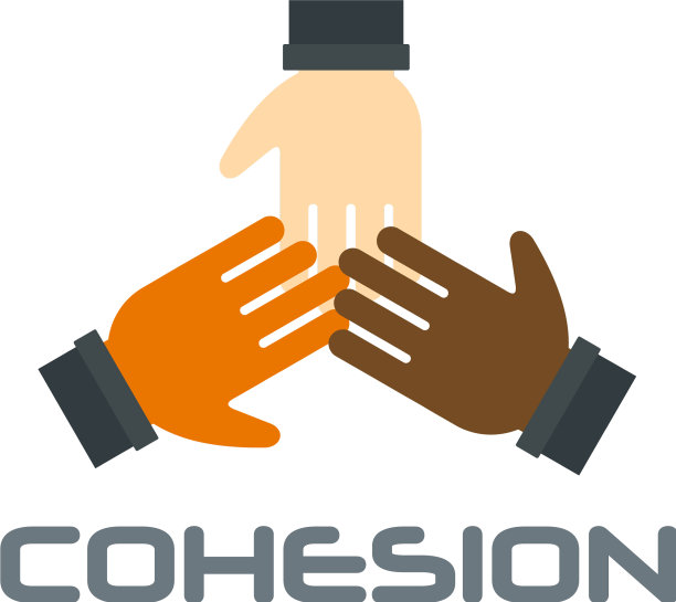 统一团队logo的平面风格图片下载