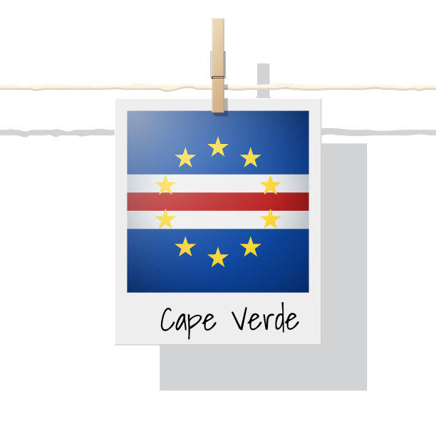 佛得角国旗照片图片下载