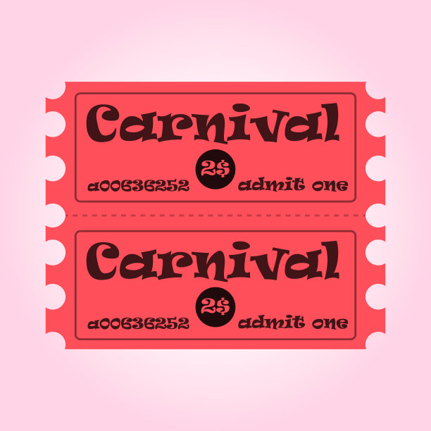 巴西狂欢节快乐，粉色马戏团狂欢节图片下载