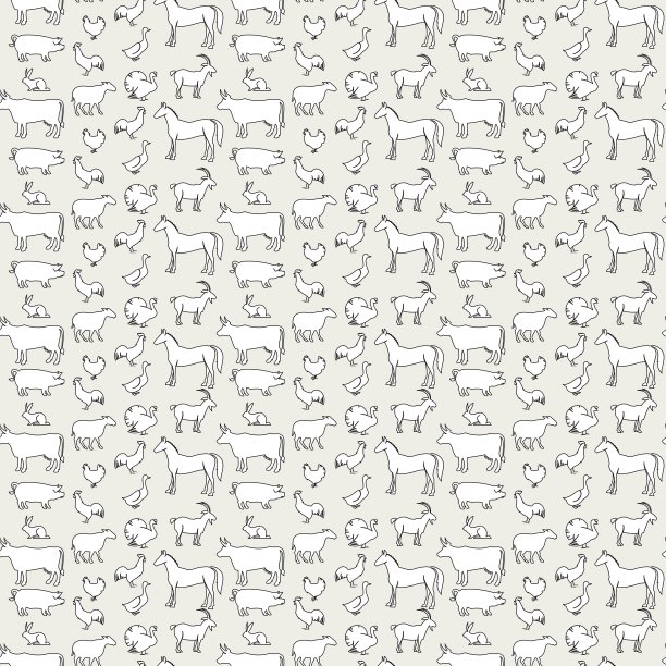 农场动物的背景图片下载