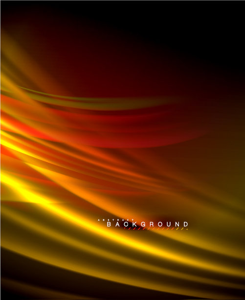 氖发光的波，神奇的能量和光运动图片下载