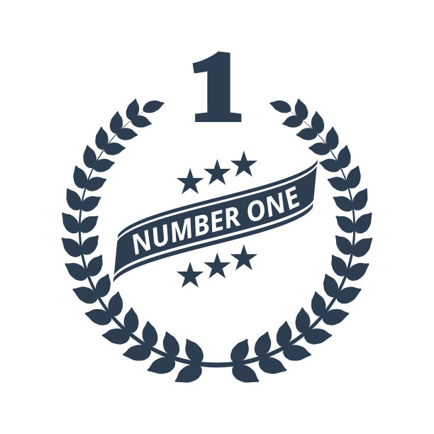 月桂花环图标上的白色背景图片下载